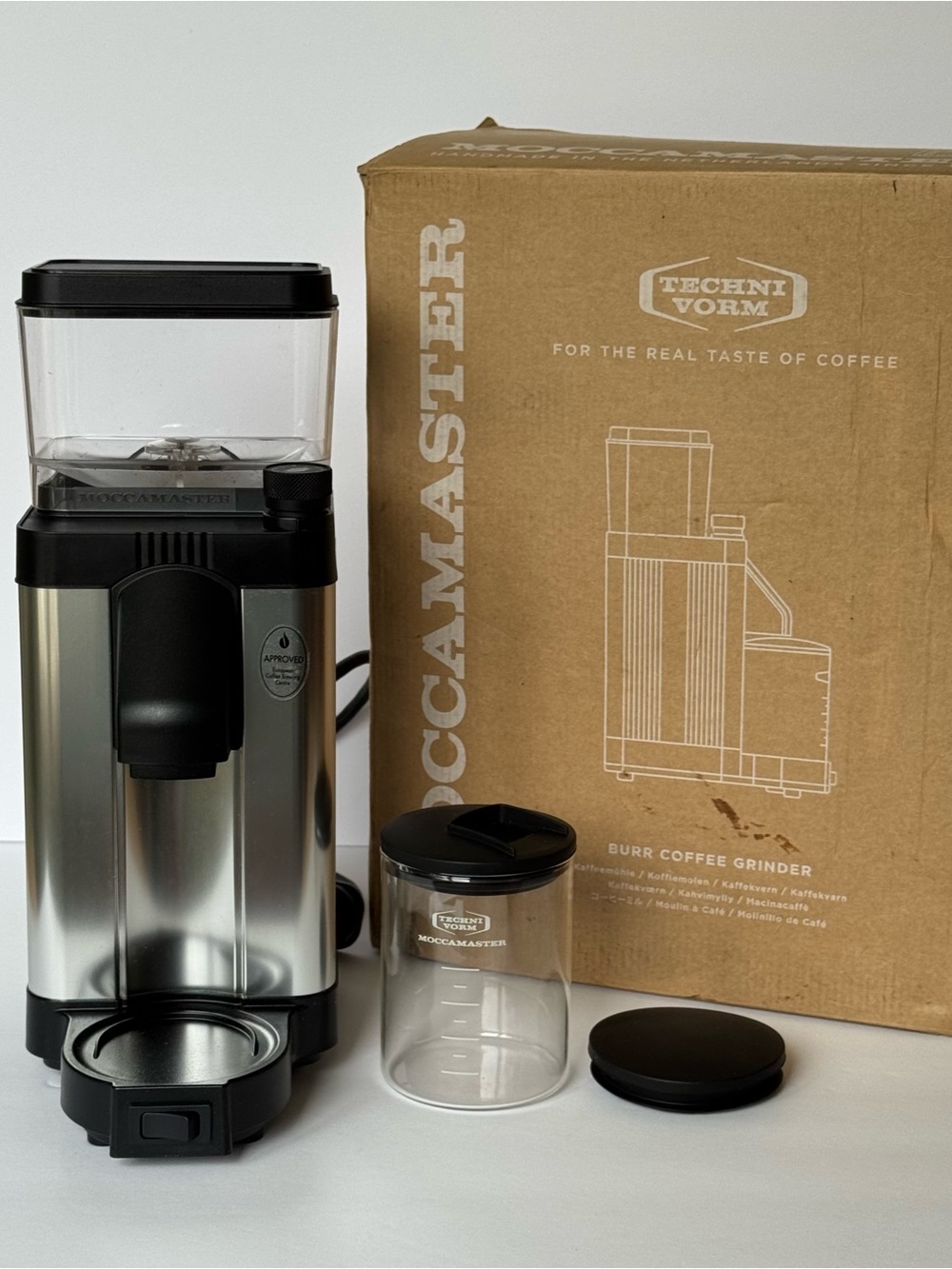 Technivorm Moccamaster KM5 Burr Coffee Grinder - polished silver. Lightly used!